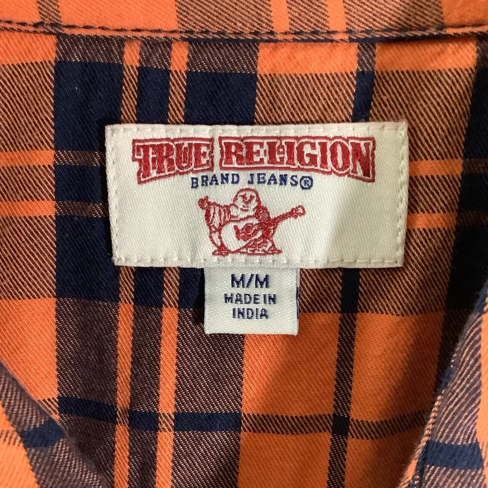 True Religion Short Sleeve Shirt Snap Button